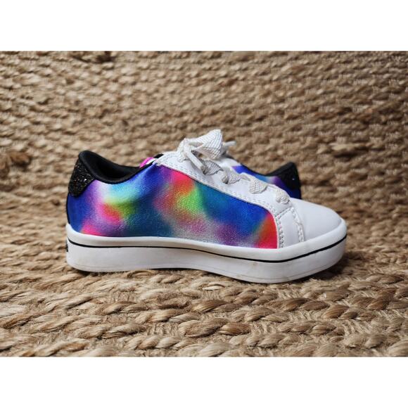 GIRLS SKECHERS HI LITE STARRY Multicolor Kids Fashion Sneakers Shoes Size 11 - Picture 9 of 13
